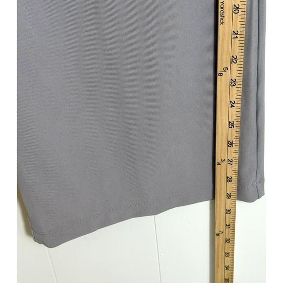 Halara Work Pants Flex High Waisted Body Sculpt Wide Leg Waffle Large Grey New - Picture 5 of 14